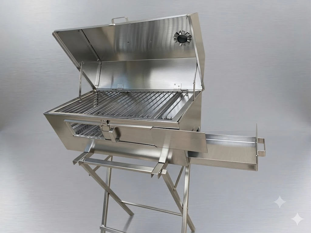 Horno de Carbón Modelo 5 Inox's foto | Gallegos Herrería |  BizneCubano